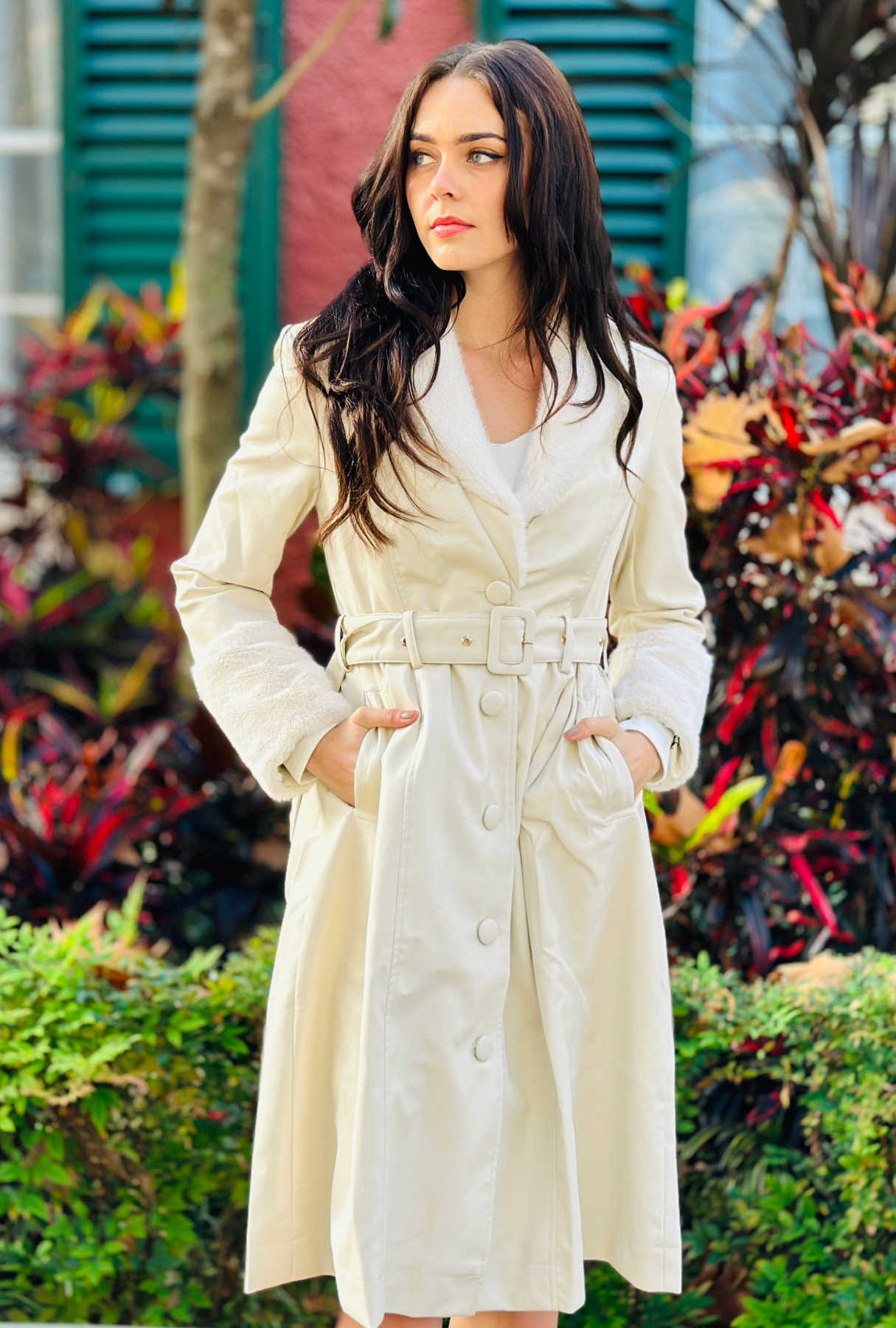 All Loved Up Coat - Creme