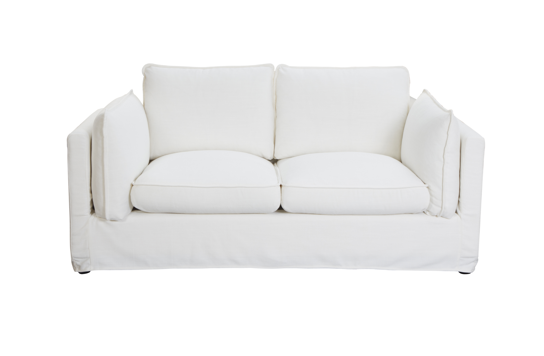 Montville Linen 2 seater sofa White