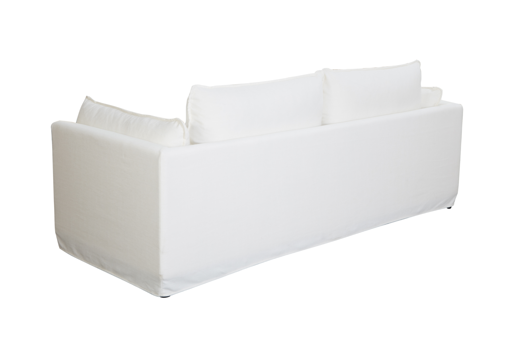 Montville Linen 3 seater sofa White