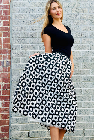 Limited Edition Get Carried Away Skirt - Opposites Attract