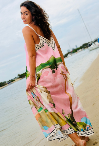 The Favourite Linen Dress - Rose