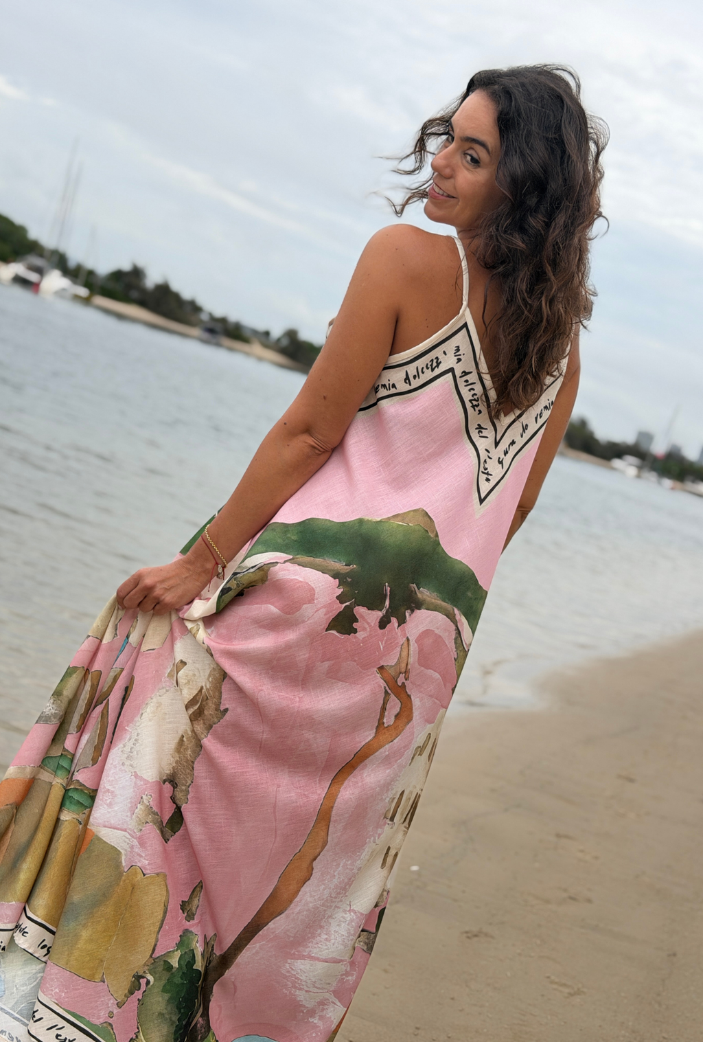 The Favourite Linen Dress - Rose