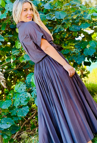 No Ties Attached Skirt - Cocoa