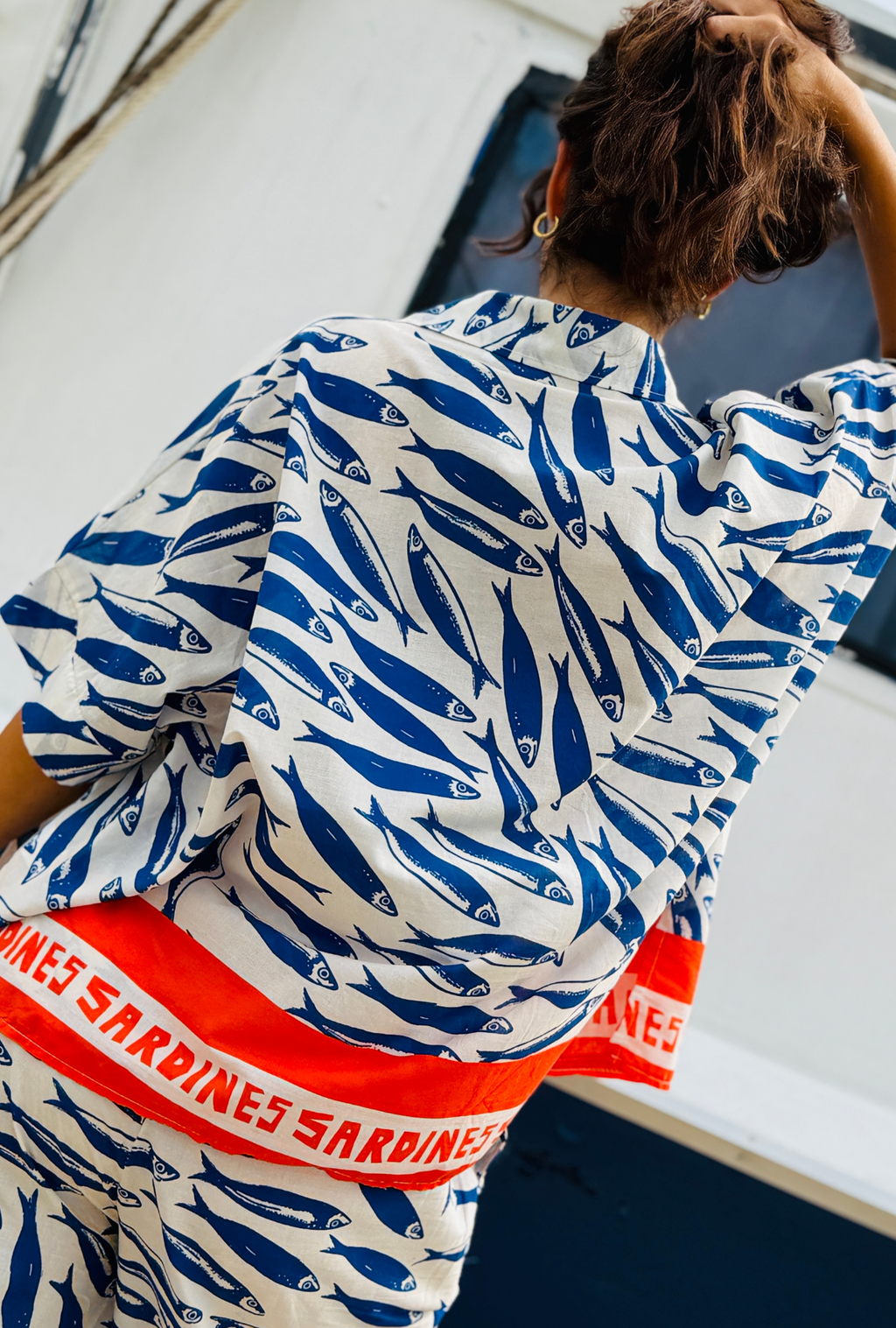 Something’s Fishy Top - Navy