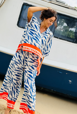 Something’s Fishy Pant - Navy