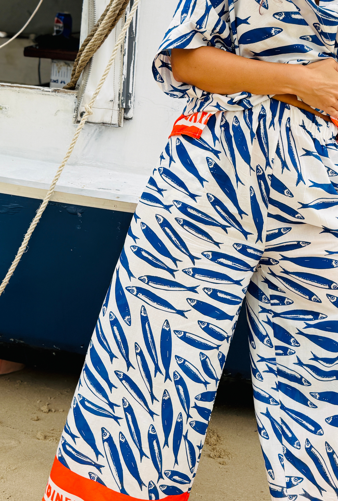 Something’s Fishy Pant - Navy