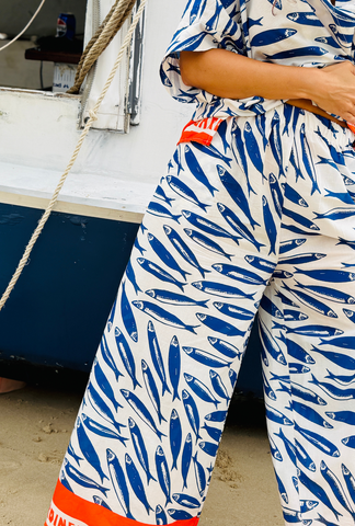 Something’s Fishy Pant - Navy