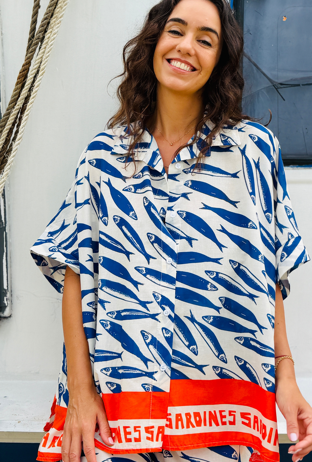 Something’s Fishy Top - Navy