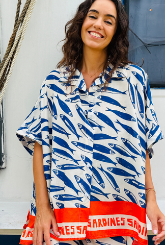 Something’s Fishy Top - Navy