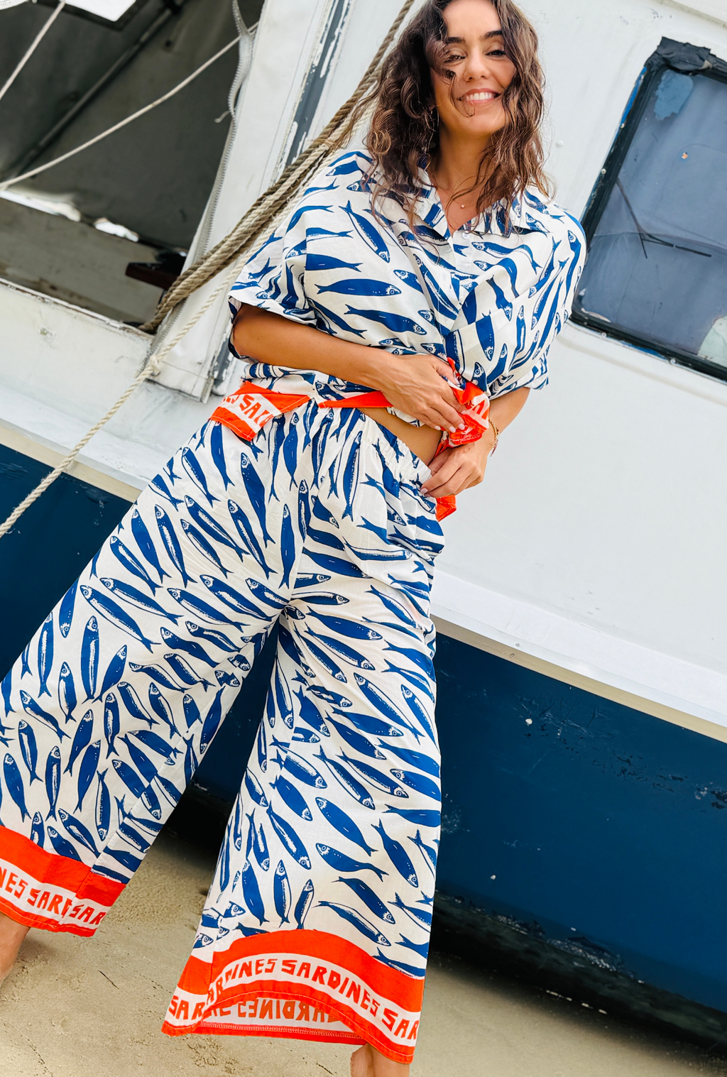 Something’s Fishy Pant - Navy