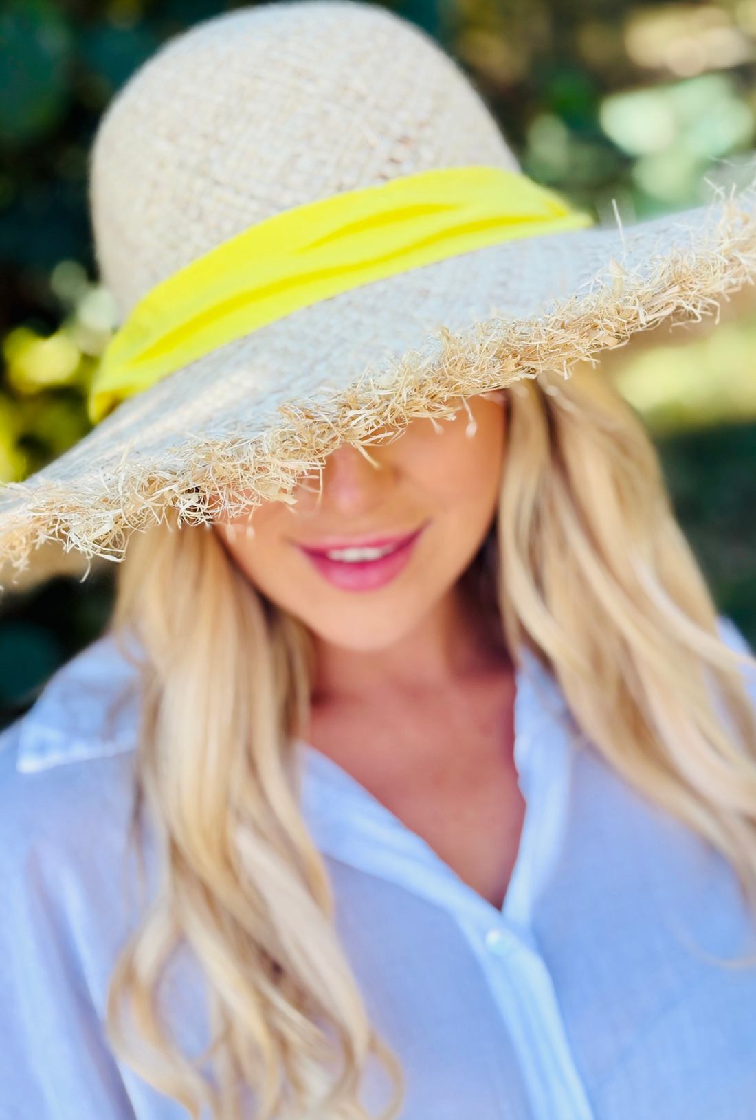 Cover Me Cutie - Yellow Ribbon Hat