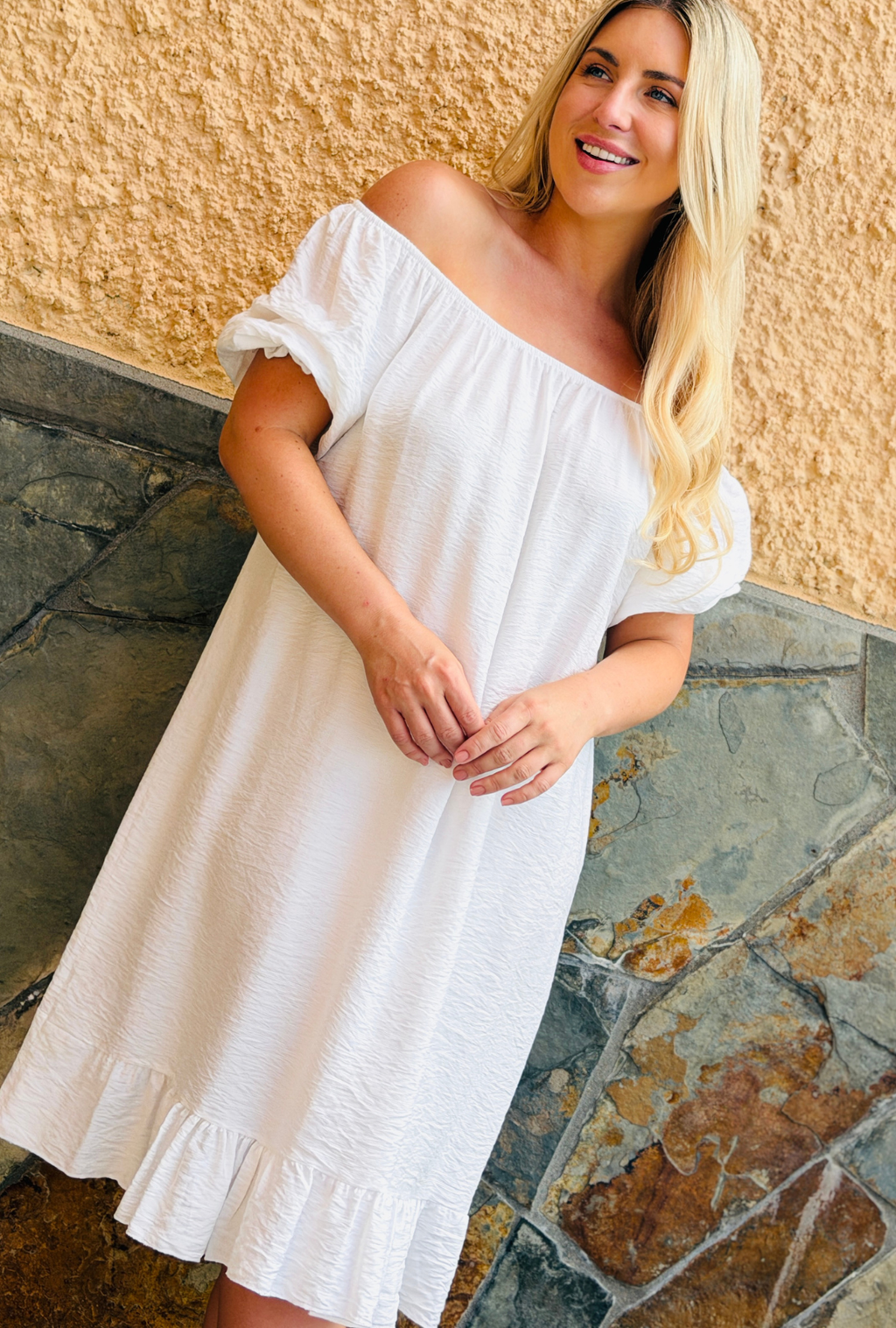 Sleeve Me Be Short Dress - Daisy