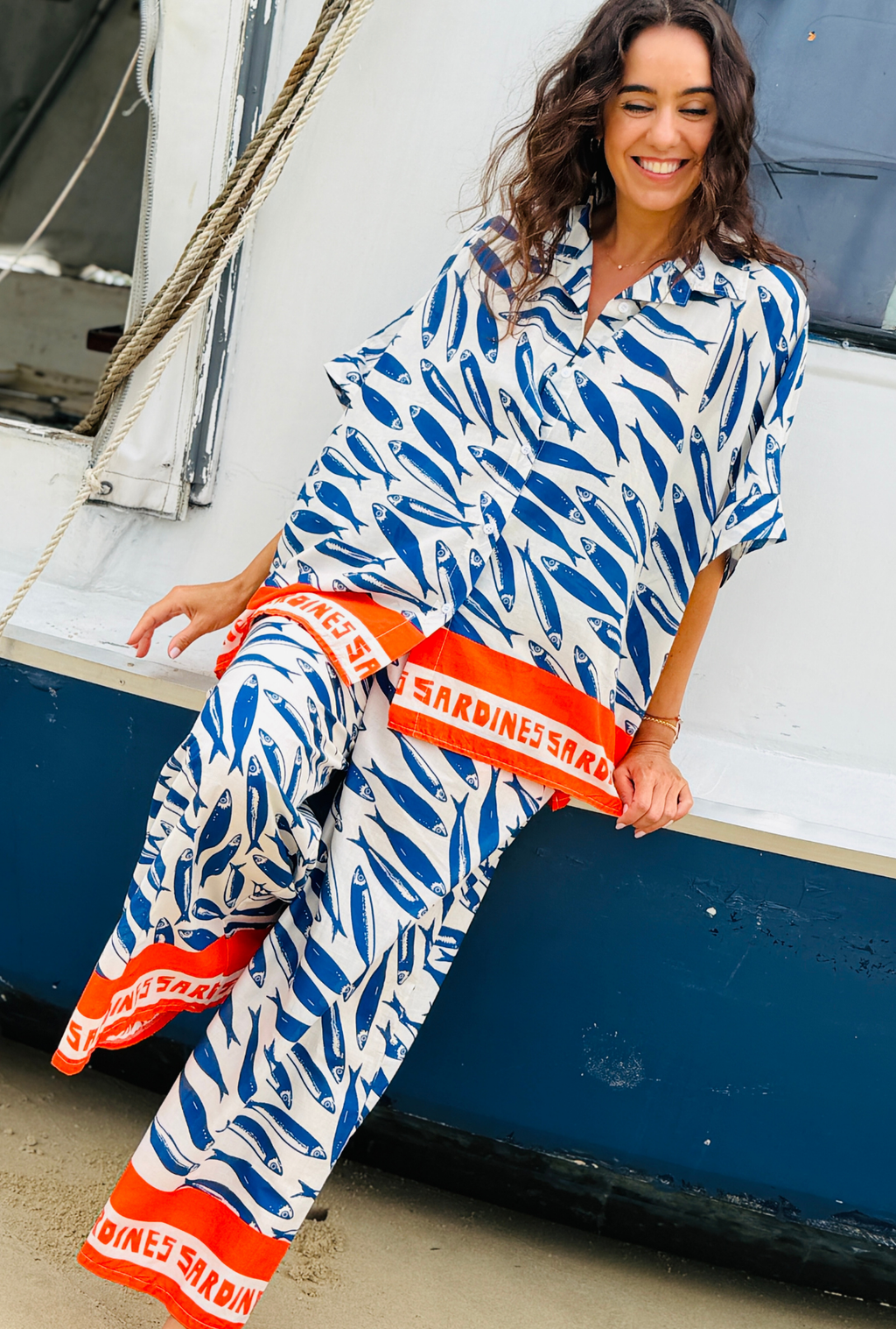 Something’s Fishy Pant - Navy