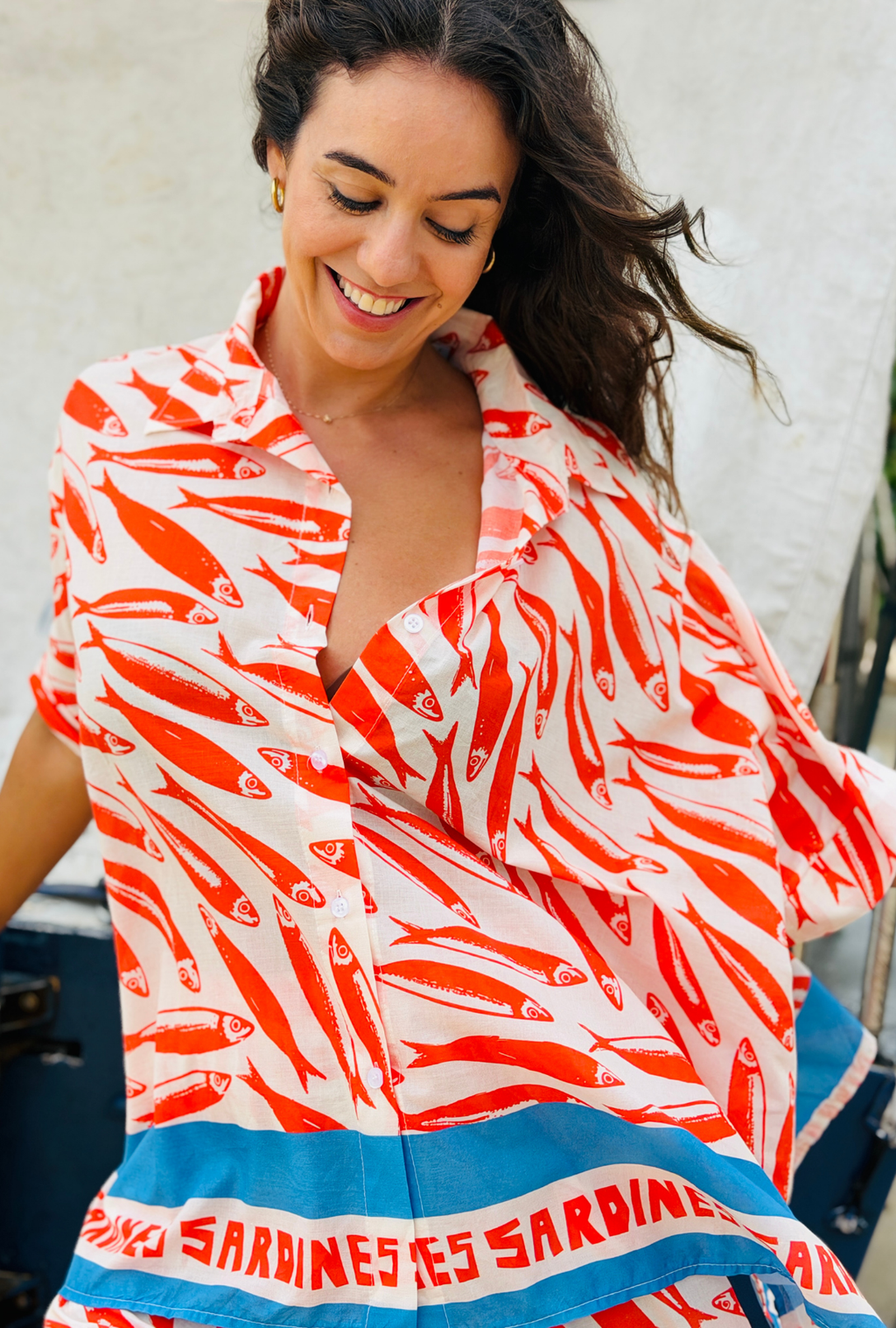 Something’s Fishy Top - Red