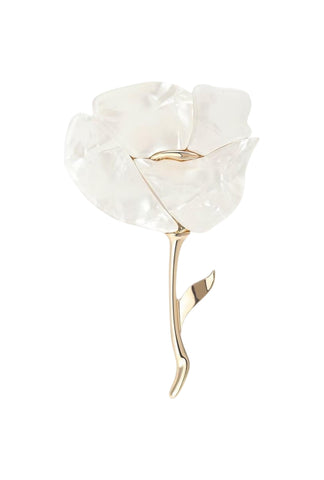 Moonlight Rose Brooch