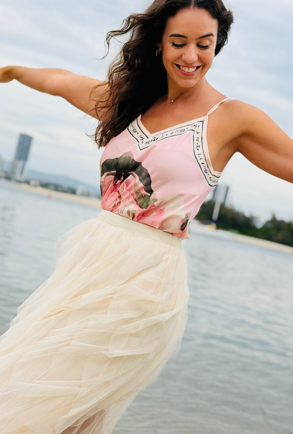 Pretty in Paint Top - Rose