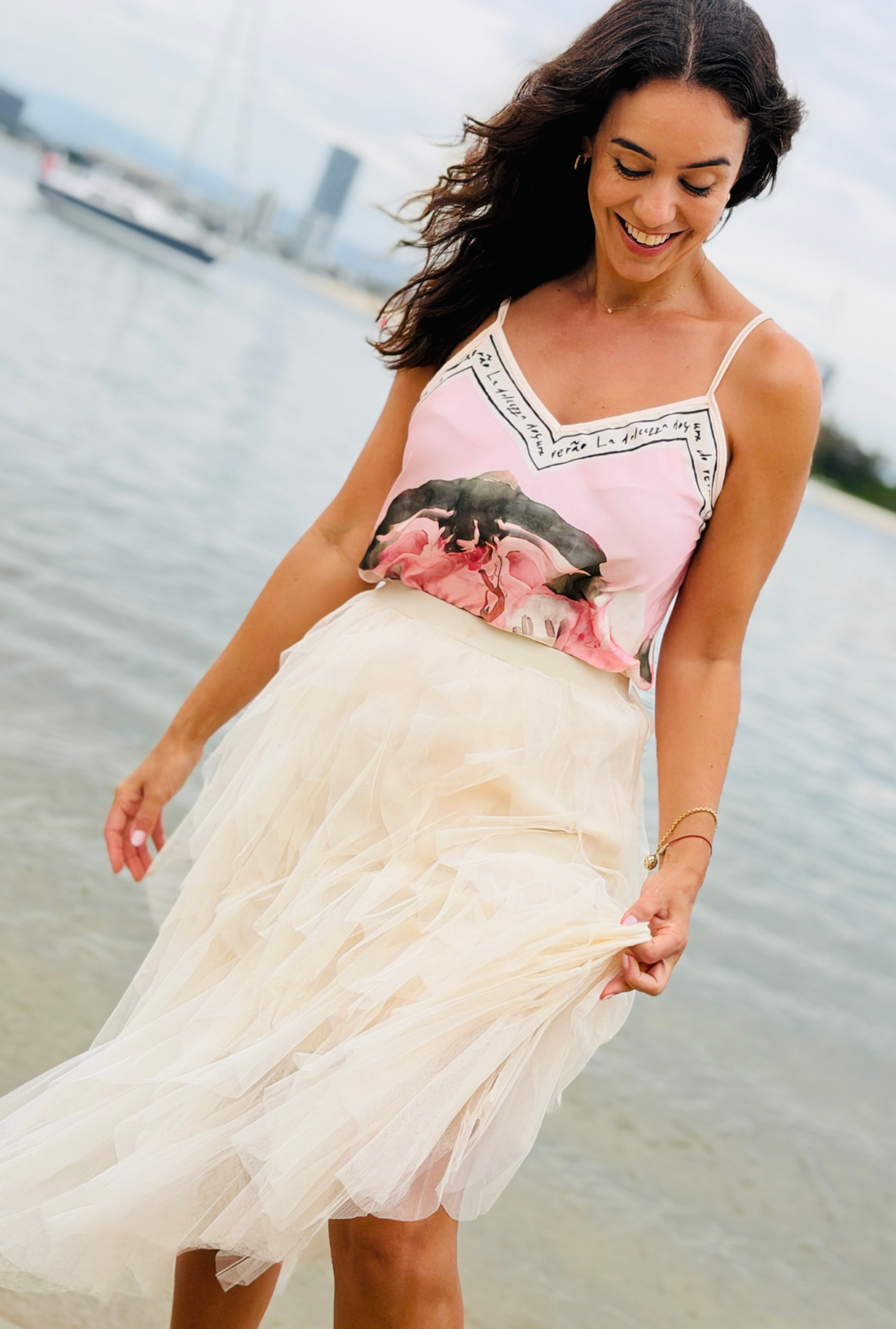 Pretty in Paint Top - Rose