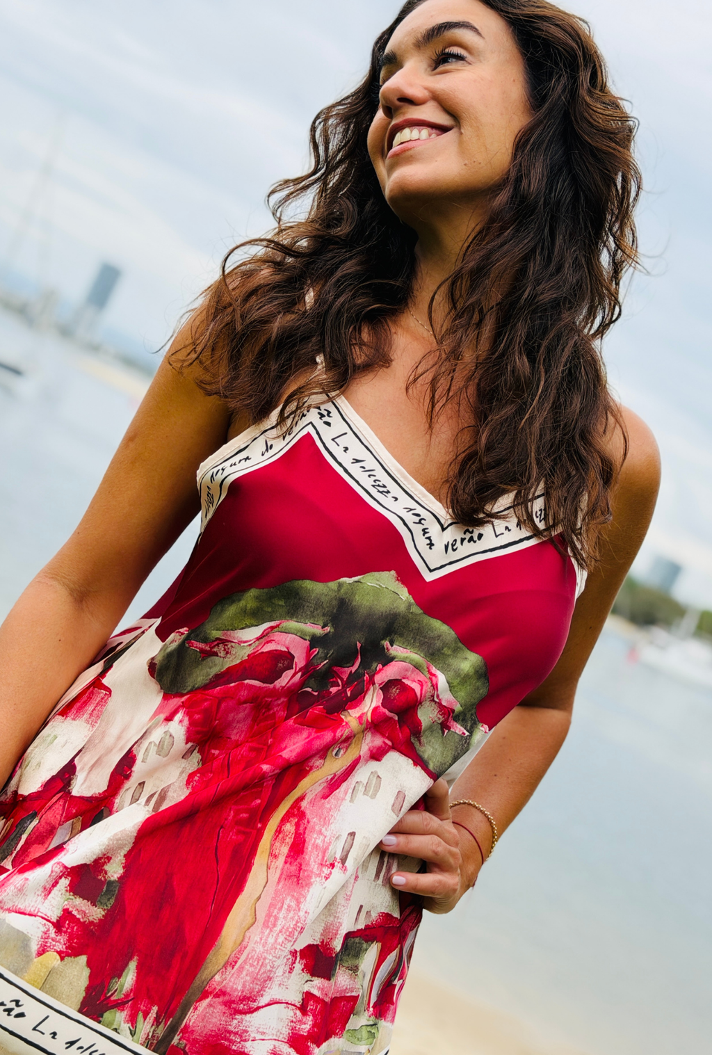 Pretty in Paint Top - Cherry