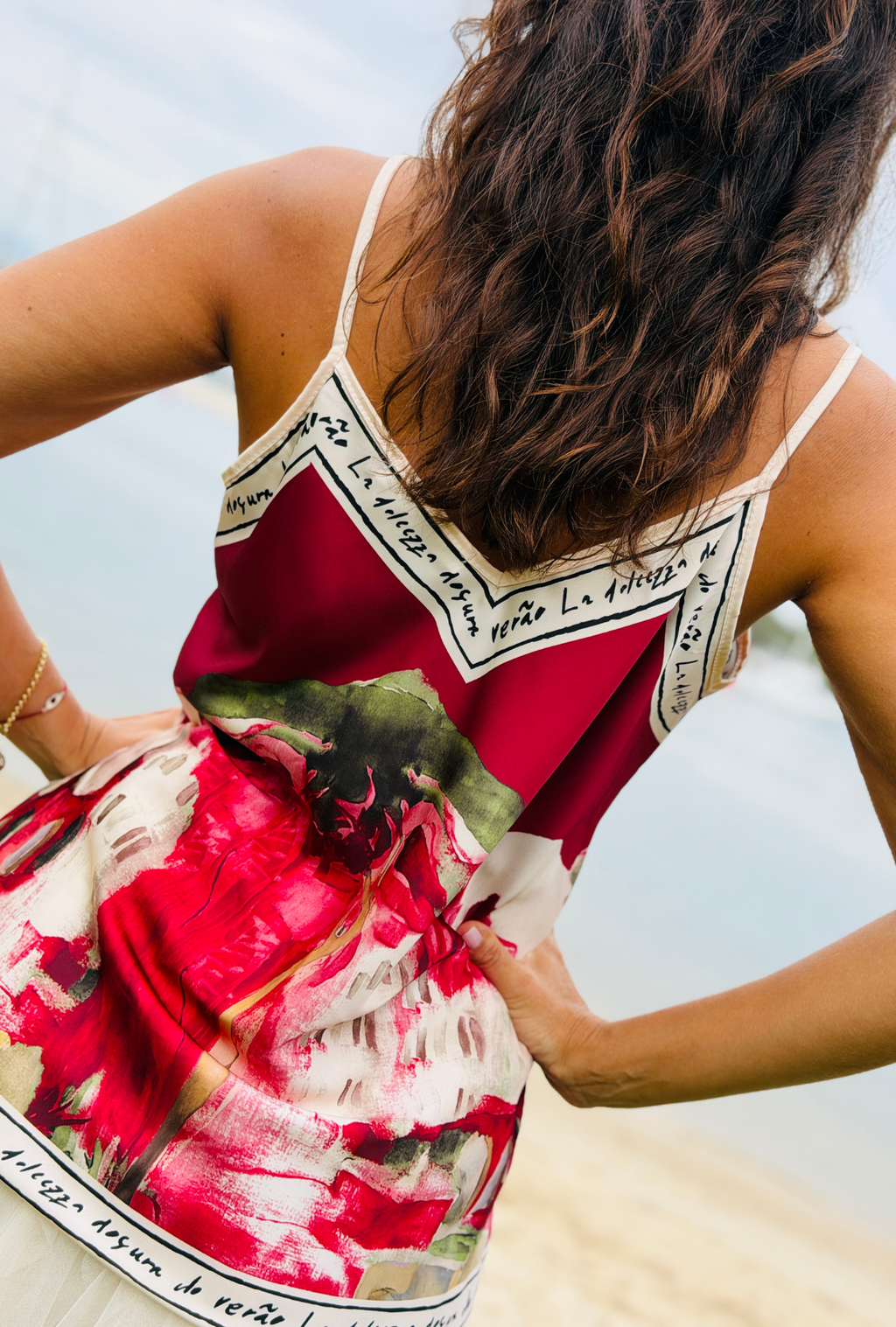 Pretty in Paint Top - Cherry