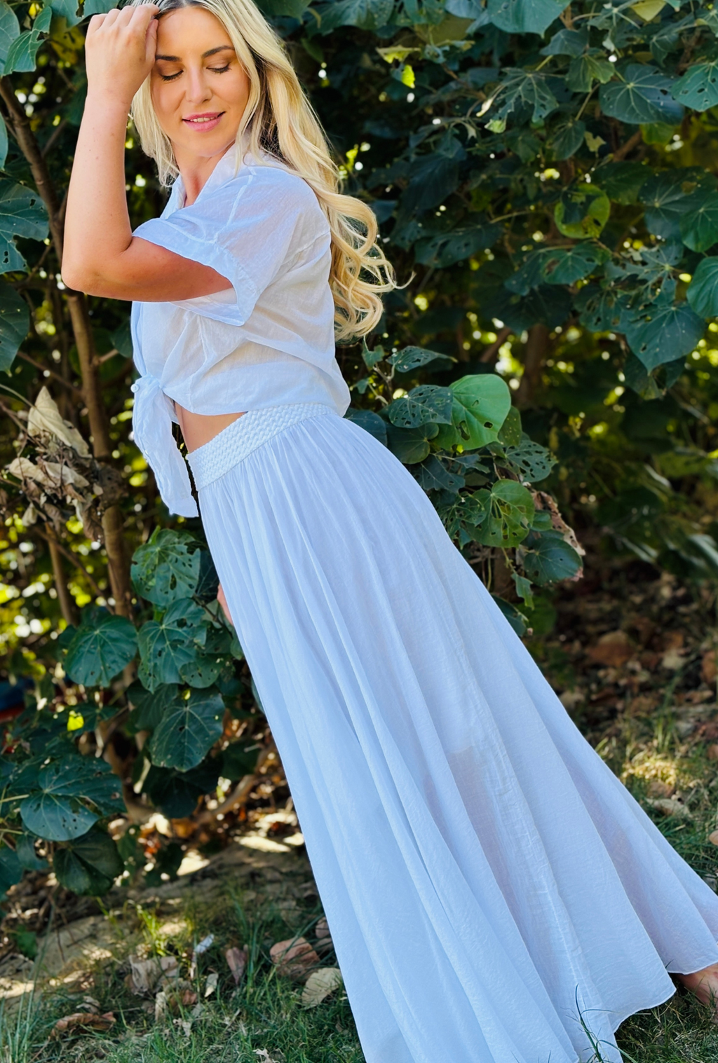 No Ties Attached Skirt - Daisy