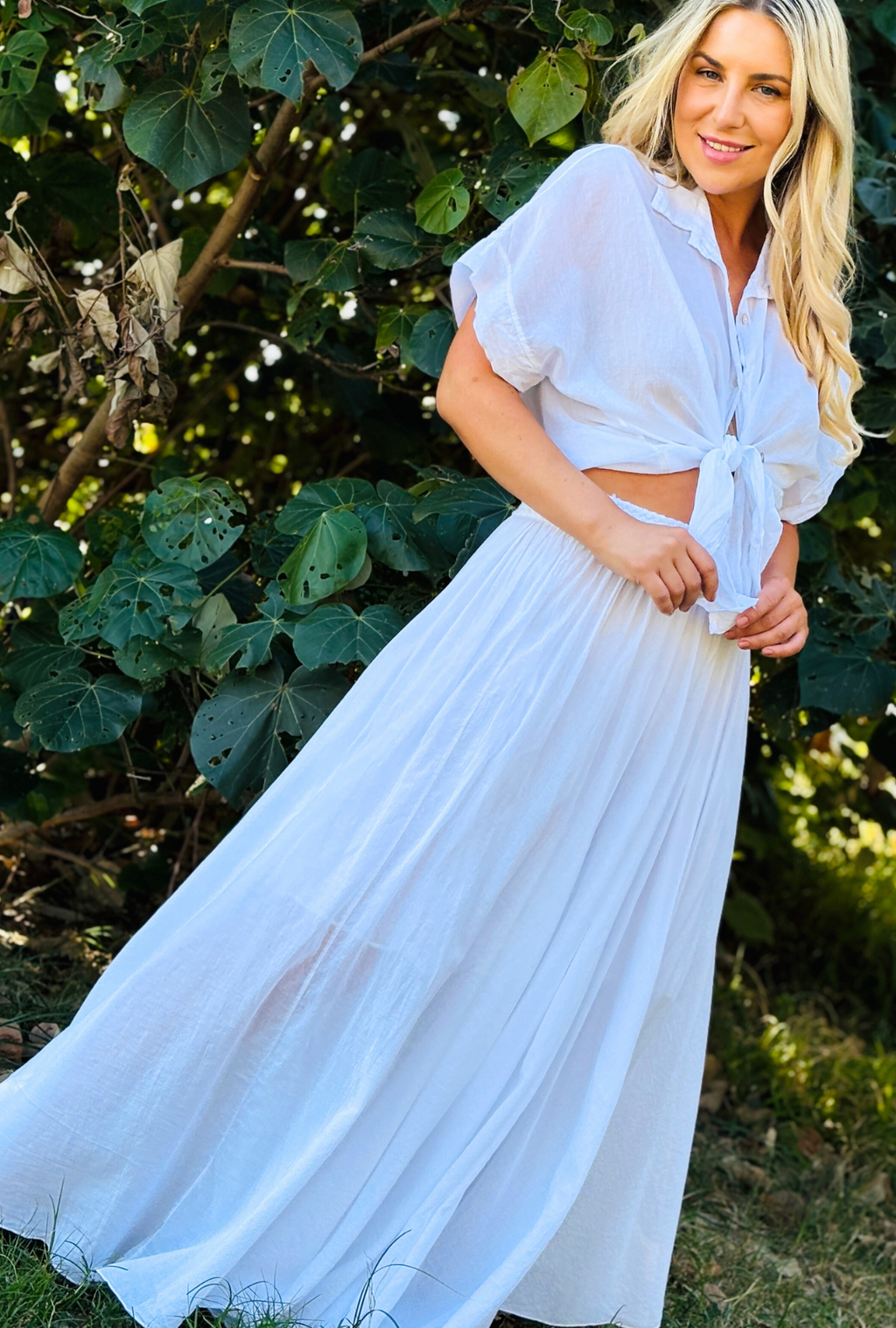 No Ties Attached Skirt - Daisy