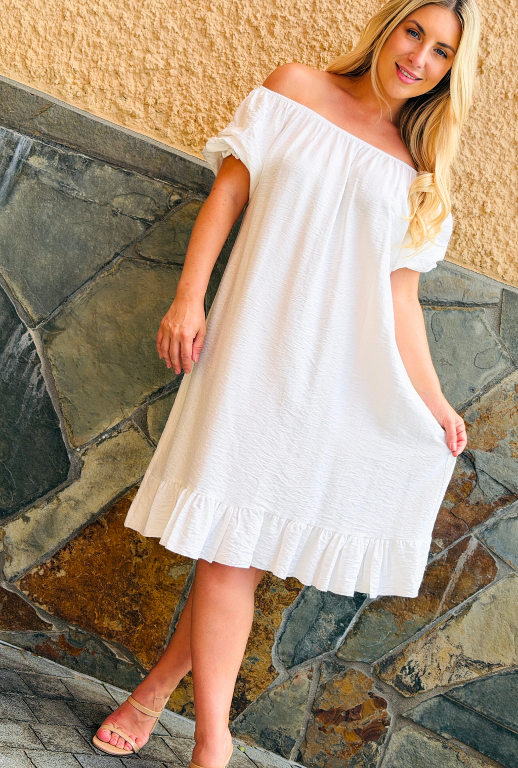 Sleeve Me Be Short Dress - Daisy