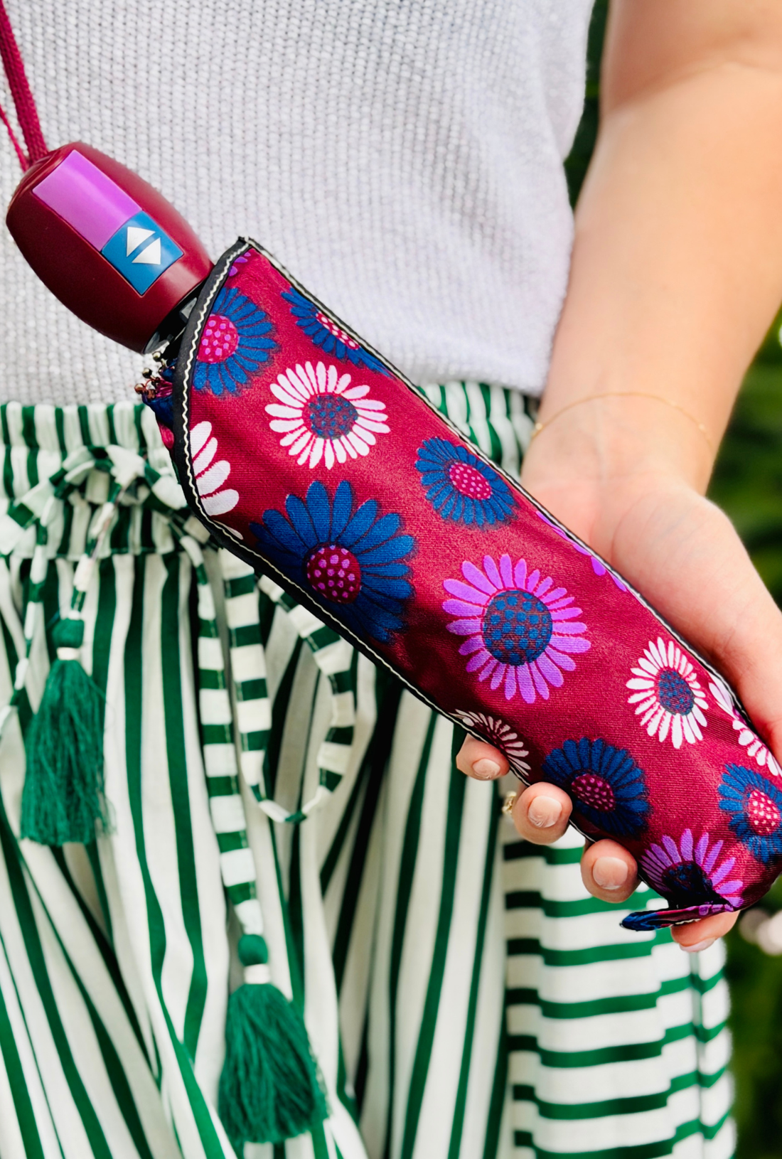 Stay Dry Honey Umbrella - Maroon