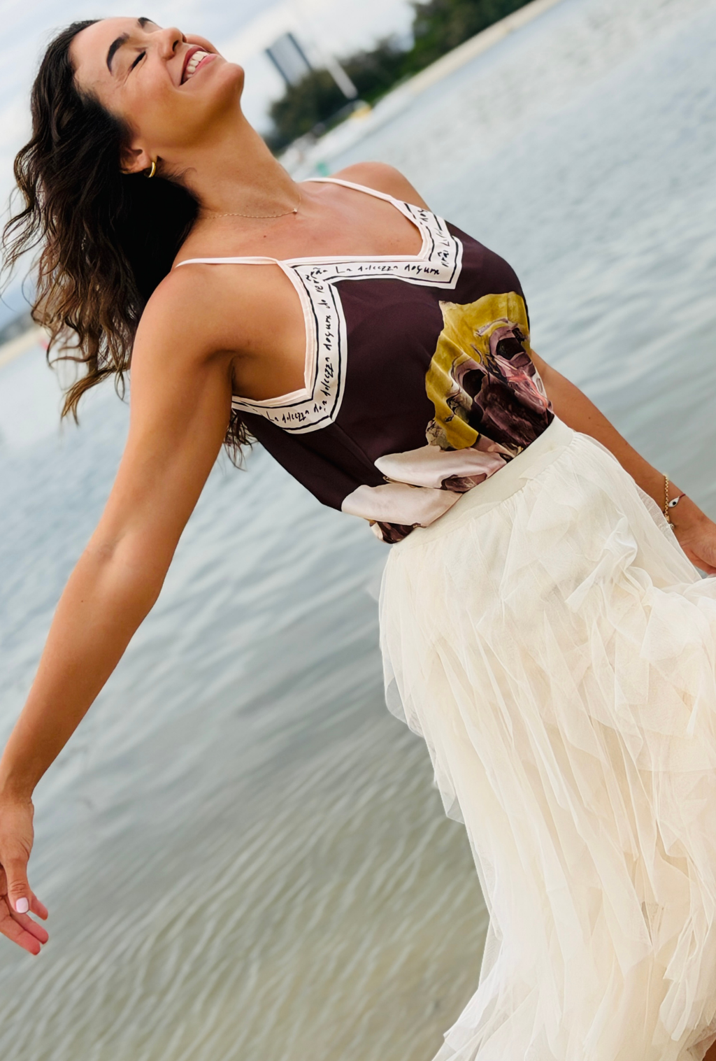 Pretty in Paint Top - Cocoa