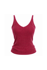Born To Sparkle Singlet - Cherry