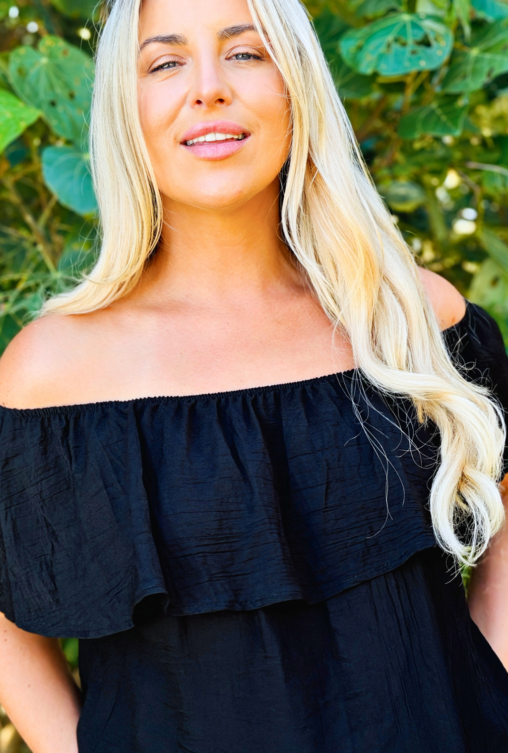 Laidback Luxe Layered Top - Onyx