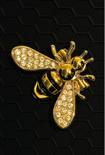 The Palm Bee Pin