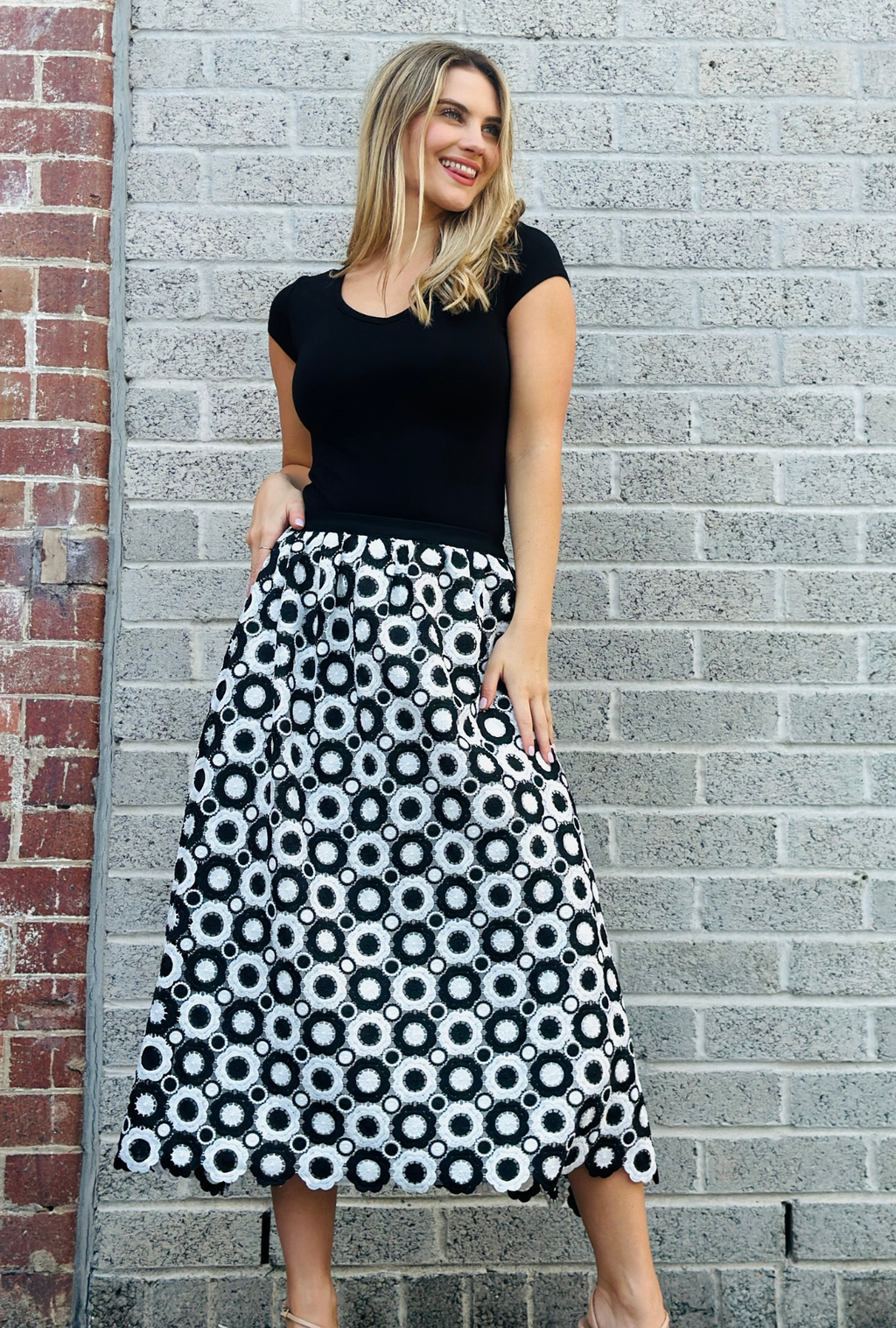 Limited Edition Get Carried Away Skirt - Opposites Attract