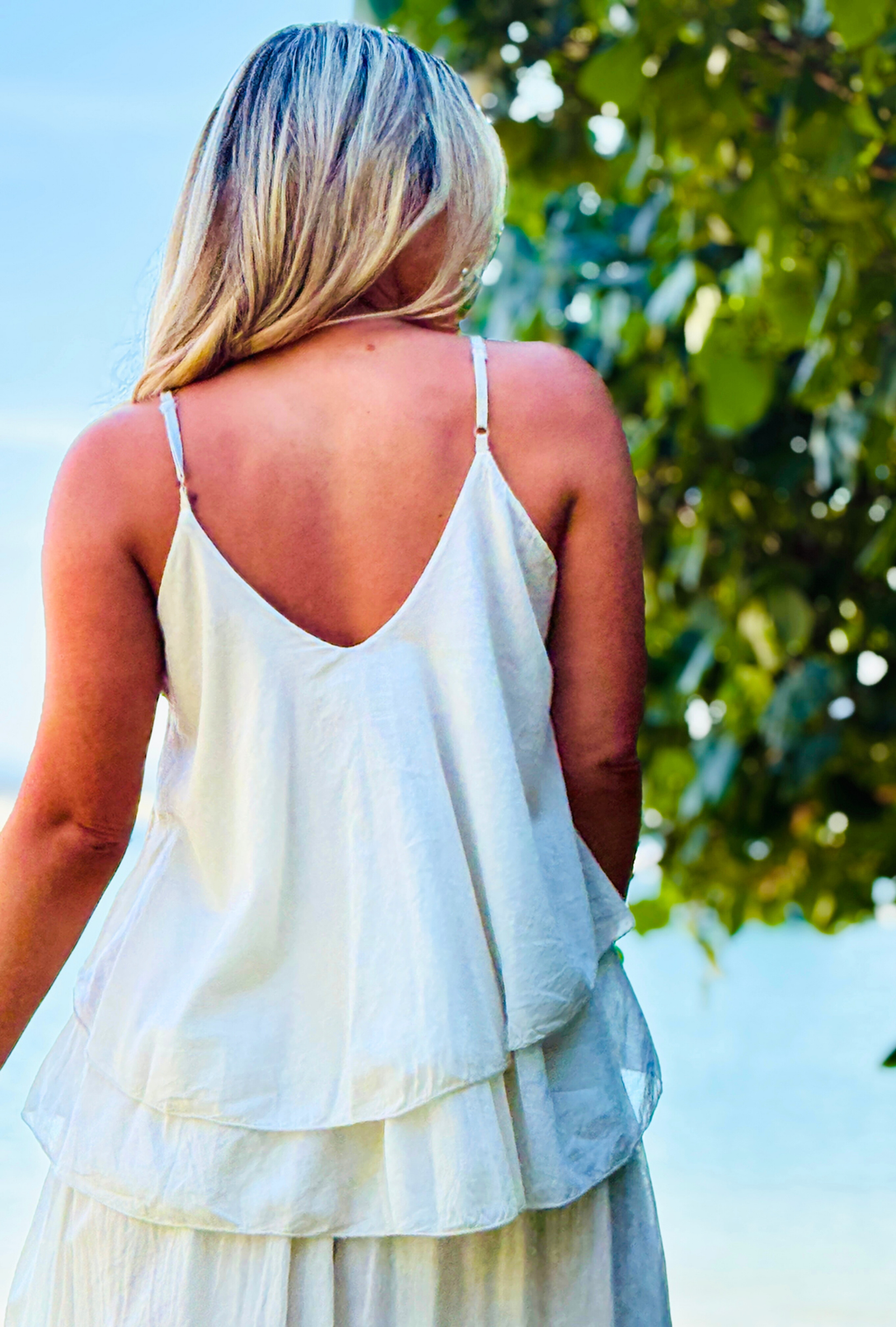 Untied & Fancy Free Top - Pebble