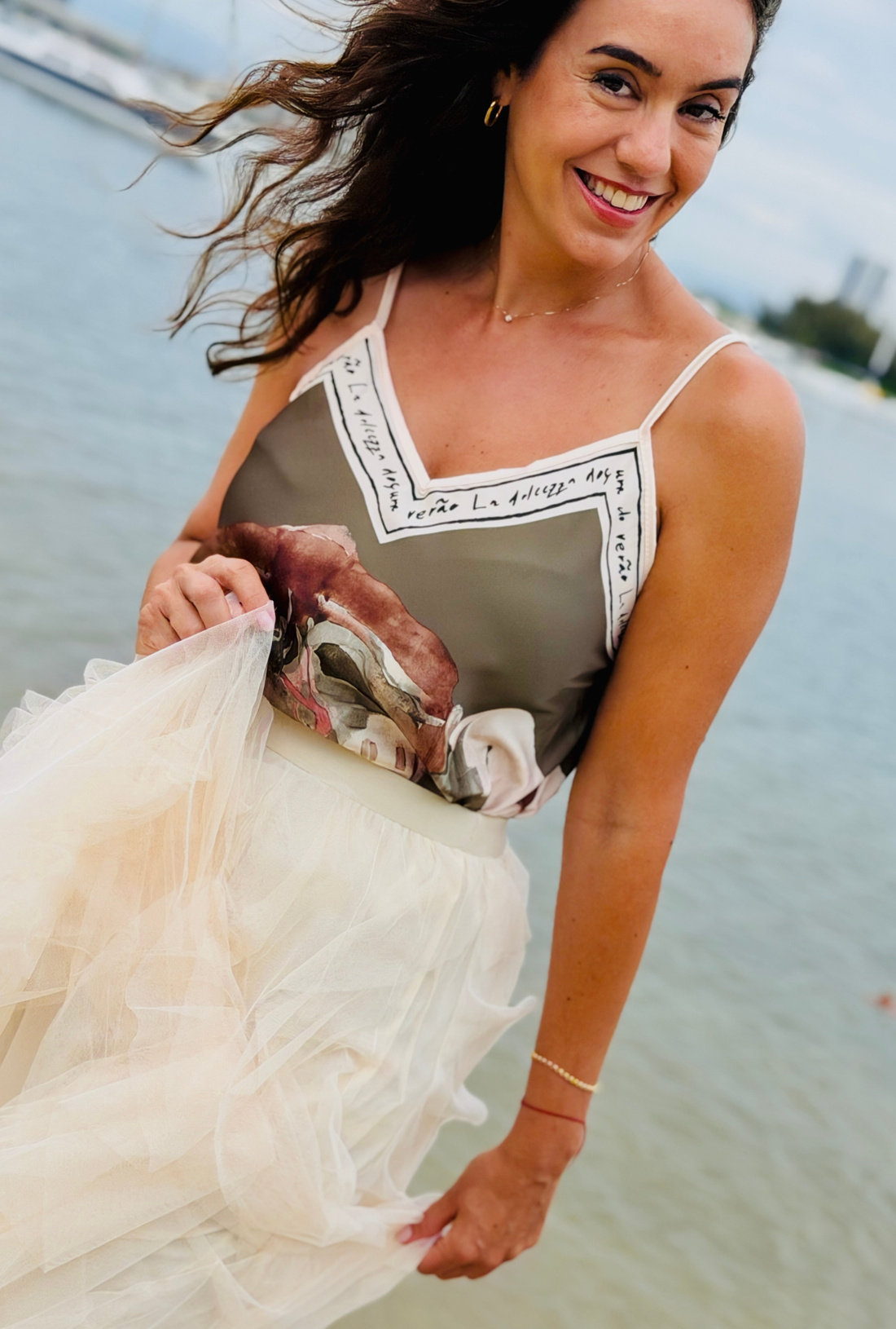 Pretty in Paint Top - Sage