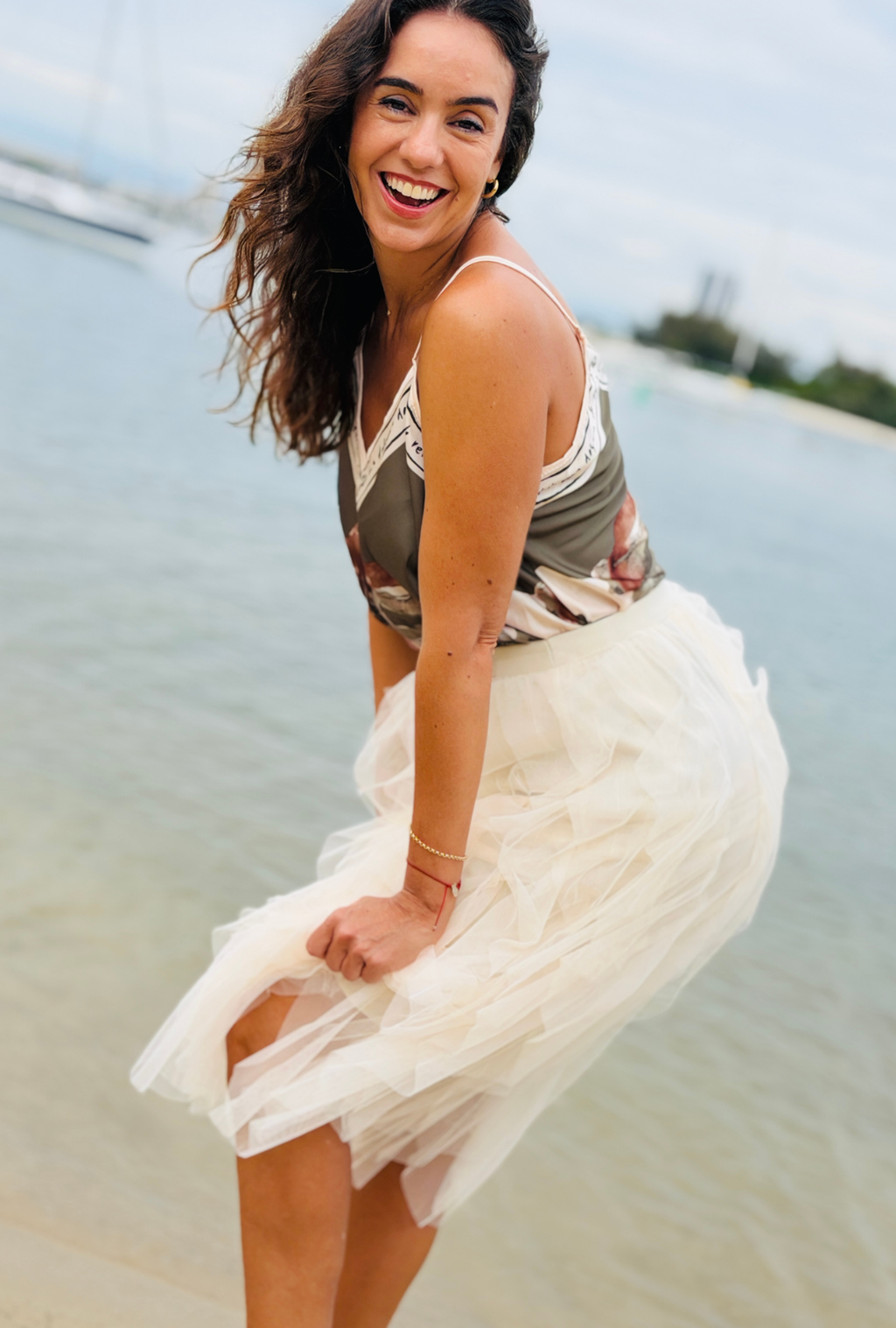 Pretty in Paint Top - Sage