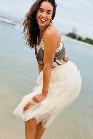 Pretty in Paint Top - Sage