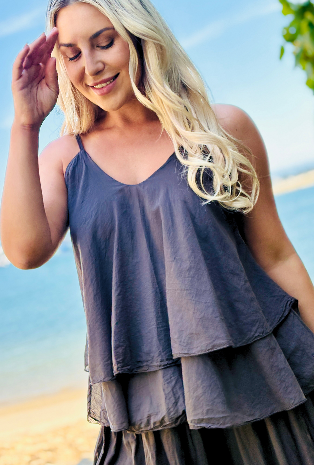 Untied & Fancy Free Top - Cocoa