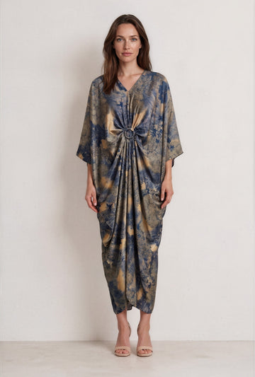 Heaven Sent Dress - Blue Jungle