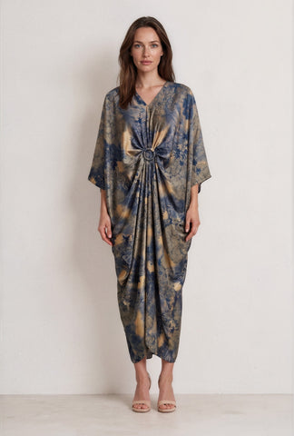 Heaven Sent Dress - Blue Jungle