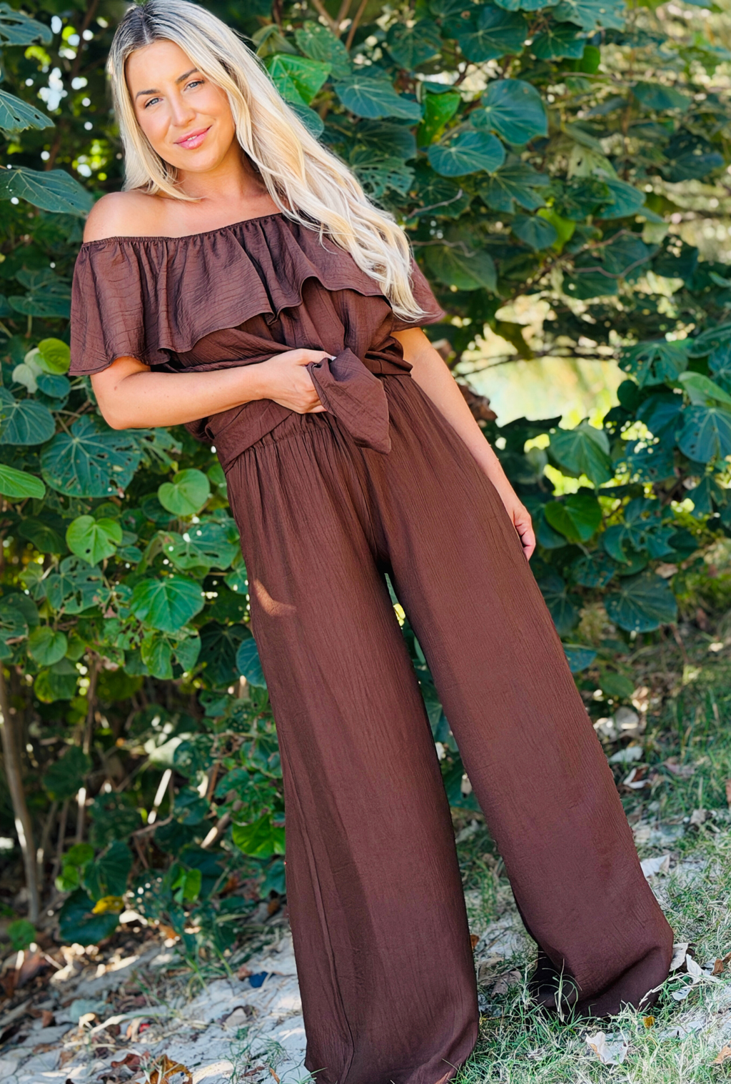 Laidback Luxe Pants - Chocolate
