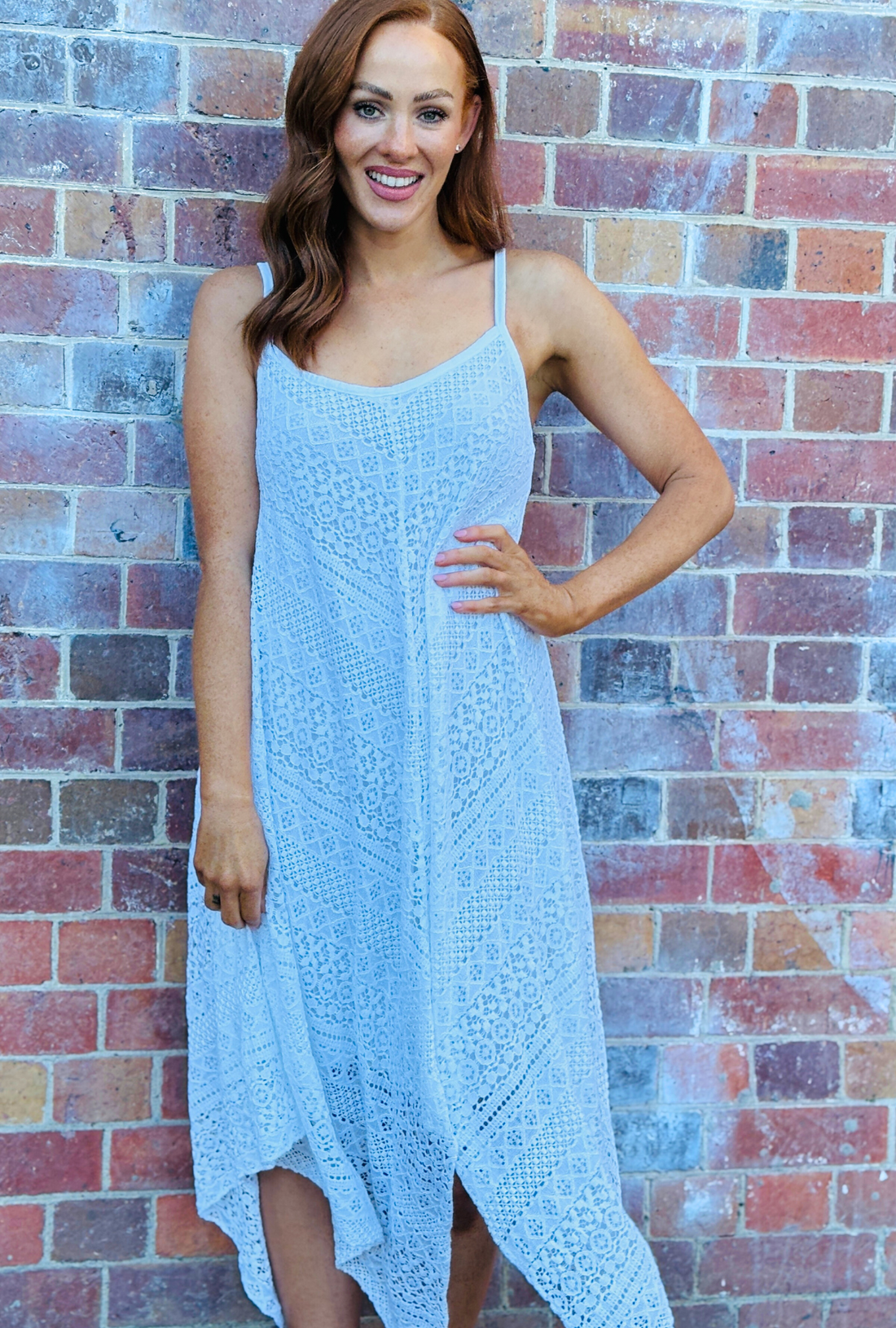 Laced with Love Midi Dress - Daisy