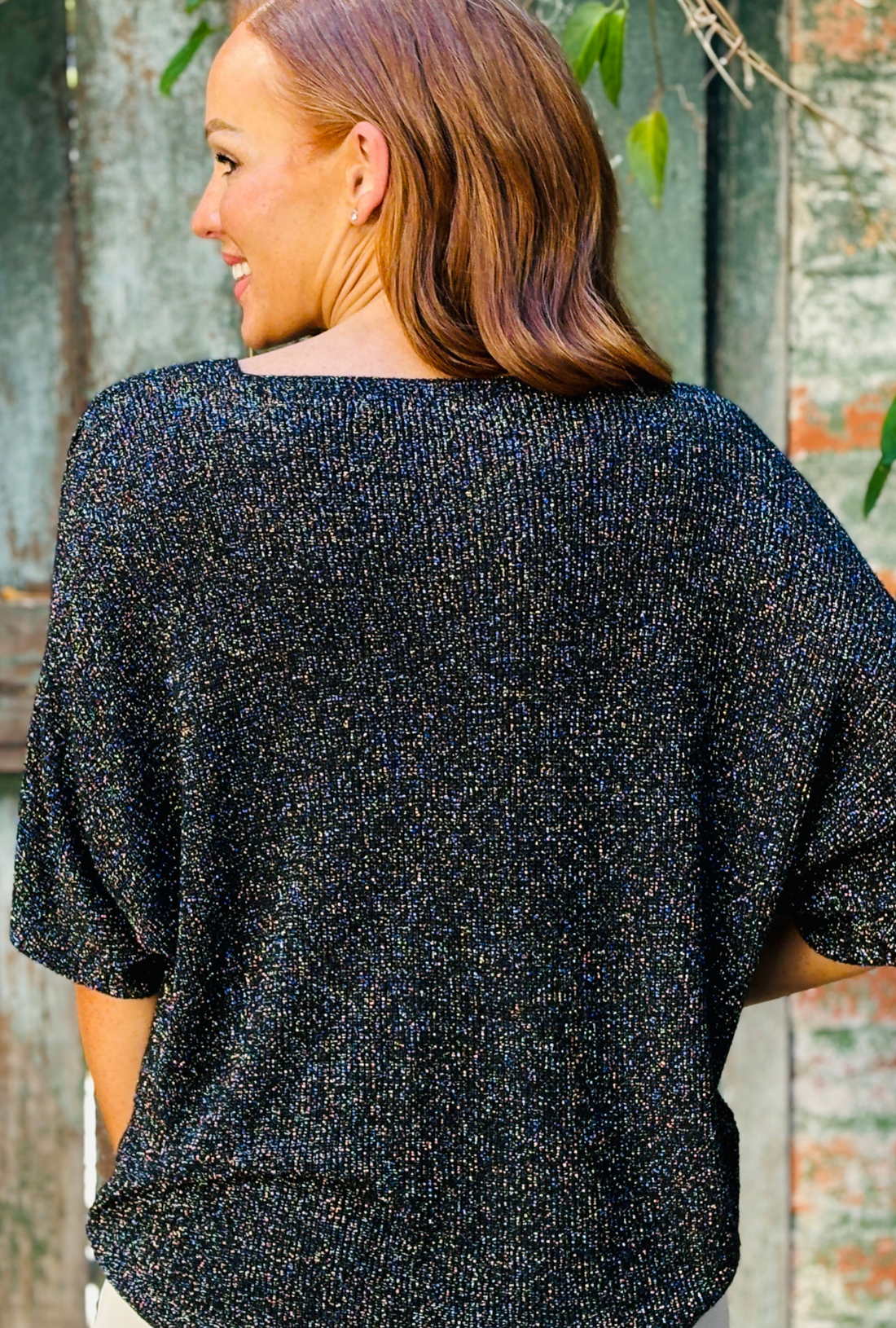 Born To Sparkle Top - Midnight