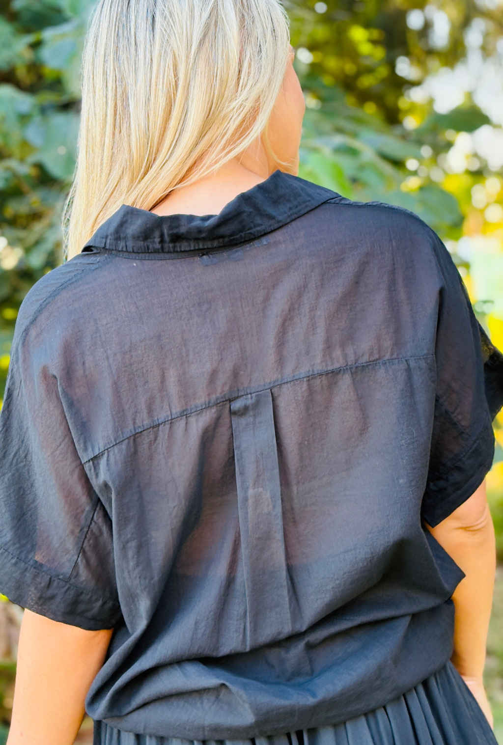 Tie Me Up Top - Onyx