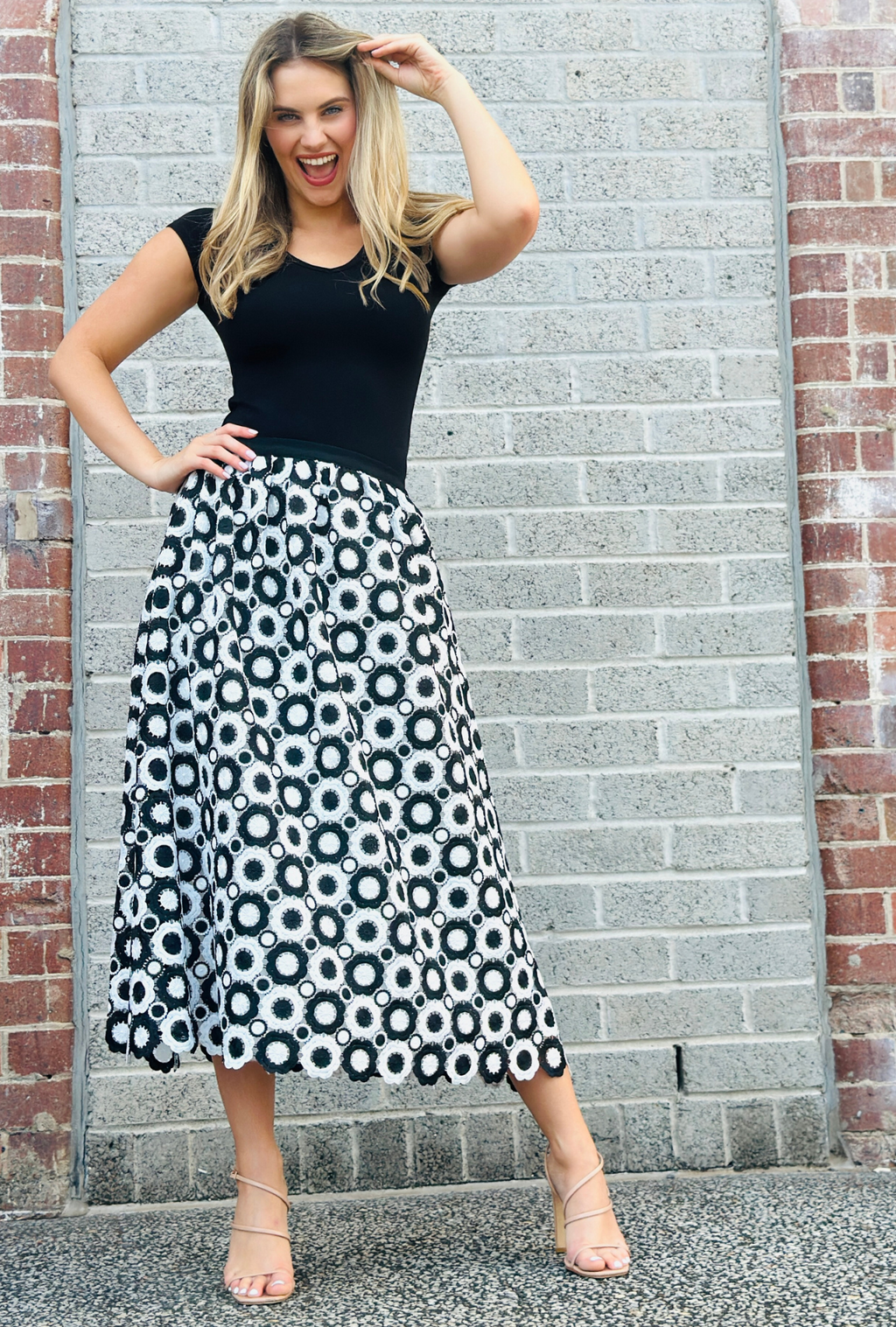 Limited Edition Get Carried Away Skirt - Opposites Attract