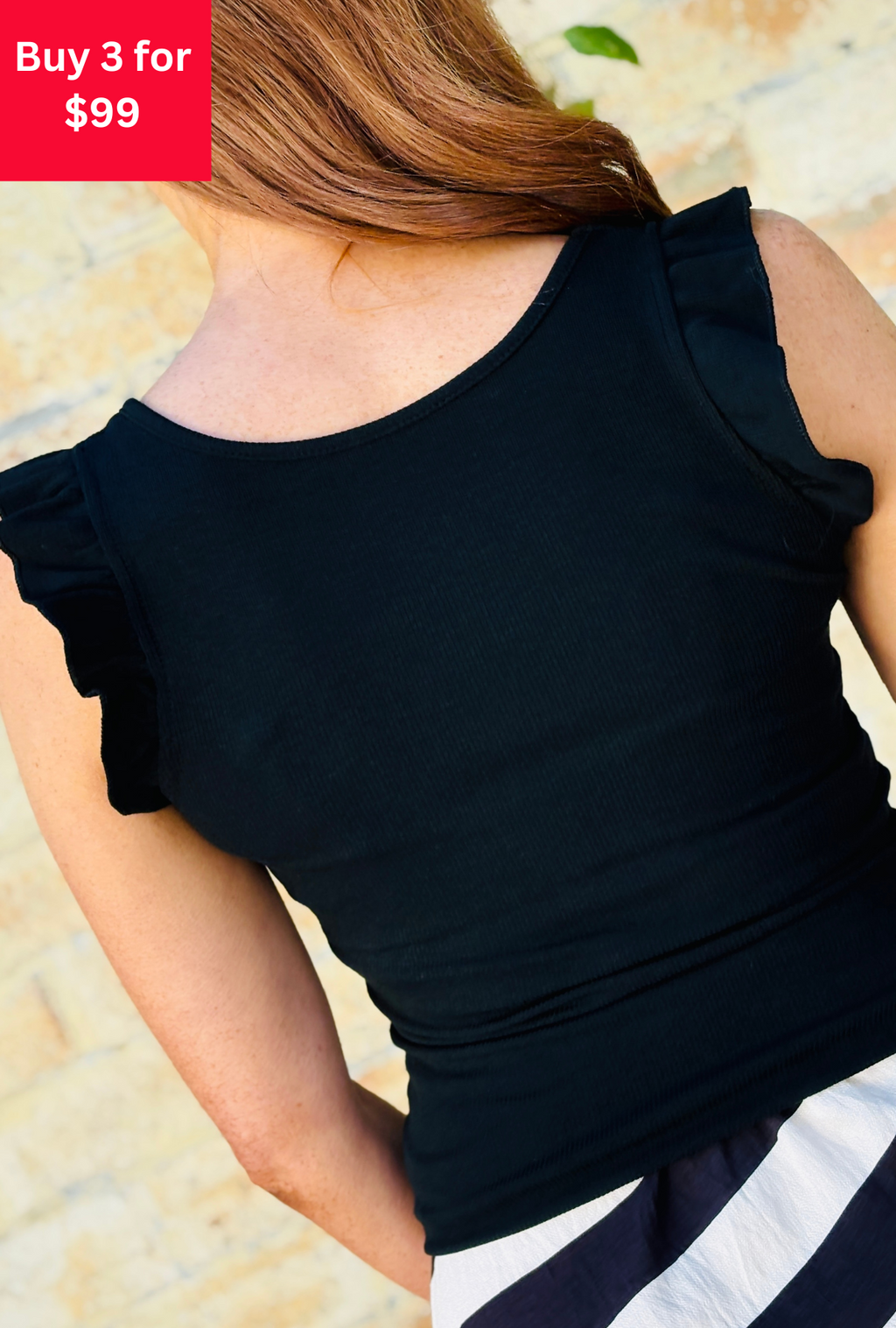 Solar Flair Singlet - Onyx