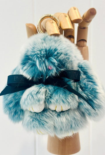 Minty Bumble Bunny Charm