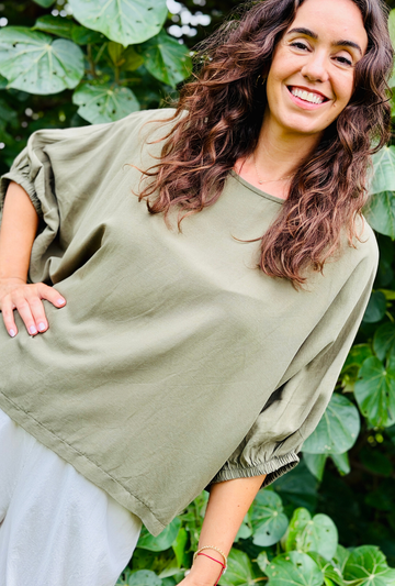 Take It Or Sleeve It Top - Sage