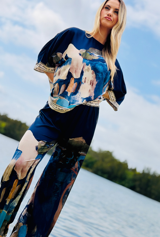 Pretty in Paint Pant - Navy