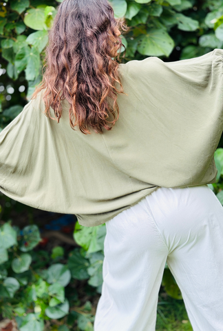 Take It Or Sleeve It Top - Sage