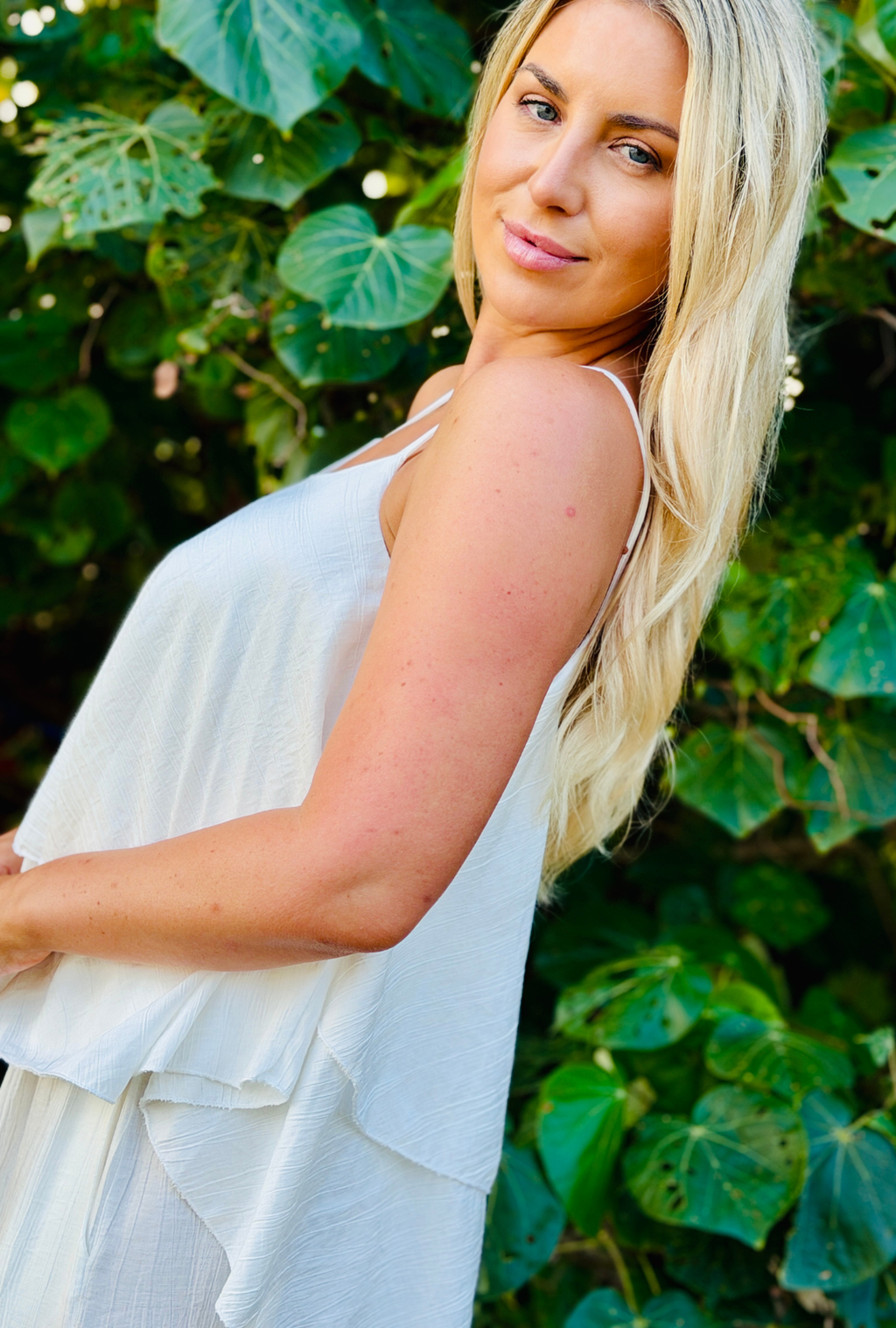 Laidback Luxe Frilled Top - Daisy